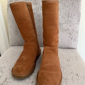 Women's Tan Suede Boots